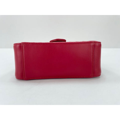 GUCCI GG Marmont mini top handle Shoulder Bag Red WS34165