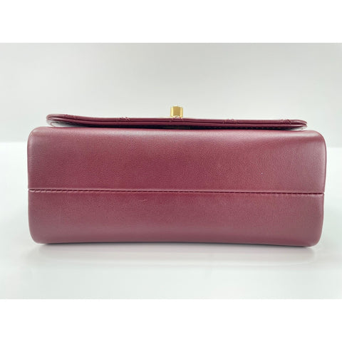 CHANEL Mini Matelasse Shoulder Bag Red WS34166