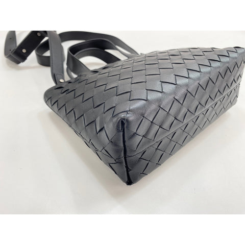 BOTTEGAVENETA zipper tote Shoulder Bag black WS34170