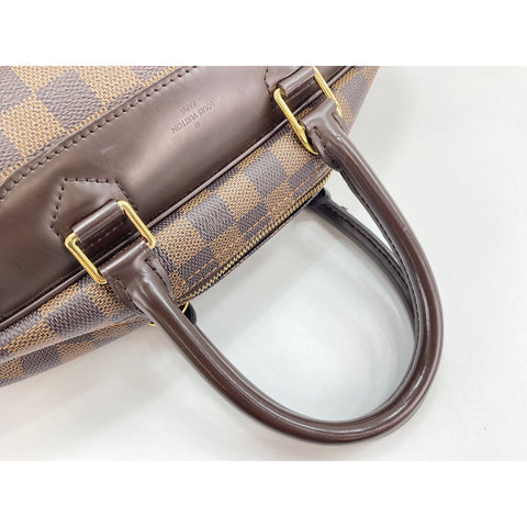 LOUIS VUITTON Deauville Handbag Brown WS34174
