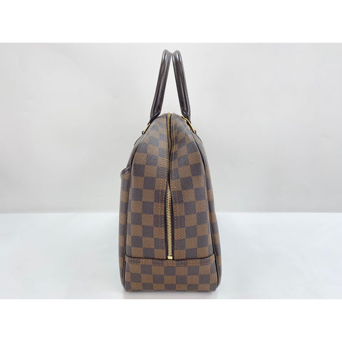 LOUIS VUITTON Deauville Handbag Brown WS34174