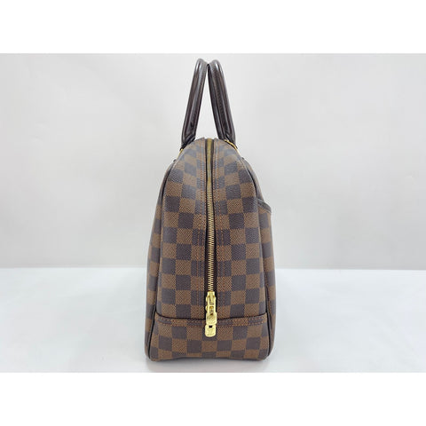 LOUIS VUITTON Deauville Handbag Brown WS34174