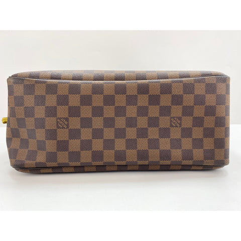 LOUIS VUITTON Deauville Handbag Brown WS34174