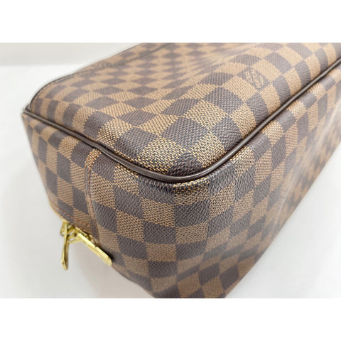 LOUIS VUITTON Deauville Handbag Brown WS34174