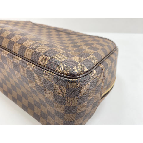 LOUIS VUITTON Deauville Handbag Brown WS34174