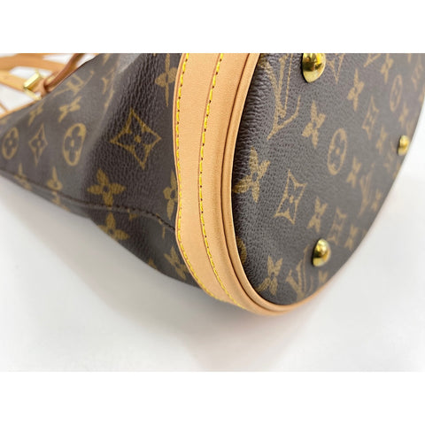 LOUIS VUITTON Petit bucket Tote Bag Brown WS34176