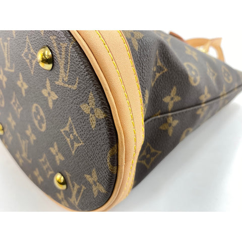 LOUIS VUITTON Petit bucket Tote Bag Brown WS34176