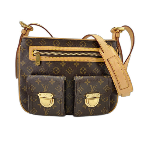 LOUIS VUITTON Hudson Shoulder Bag Brown WS34177