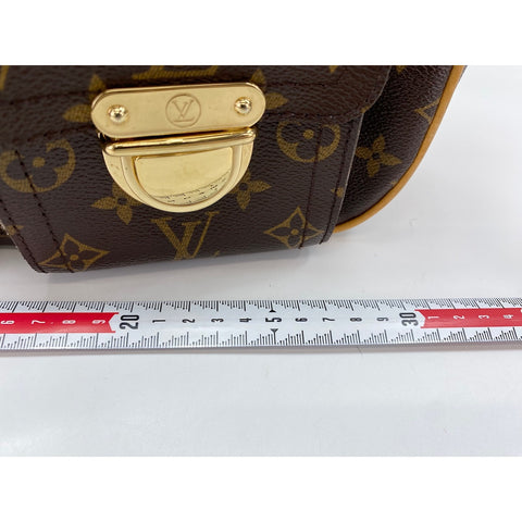 LOUIS VUITTON Hudson Shoulder Bag Brown WS34177