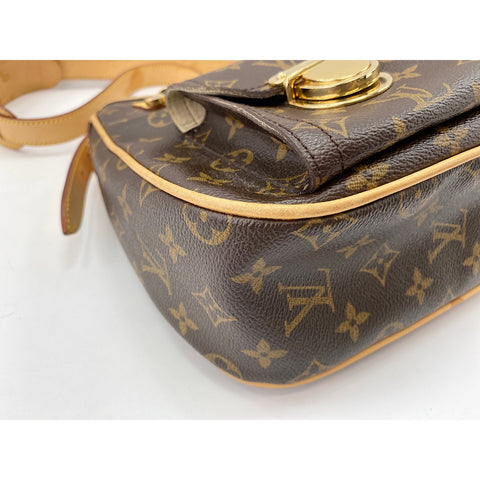 LOUIS VUITTON Hudson Shoulder Bag Brown WS34177