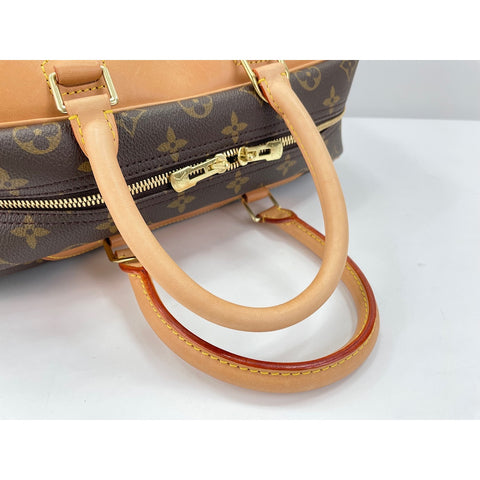 LOUIS VUITTON Bowling vanity Handbag Brown WS34180