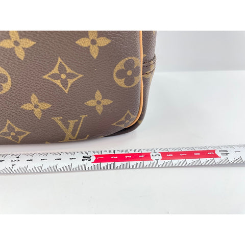 LOUIS VUITTON Bowling vanity Handbag Brown WS34180