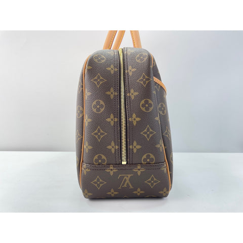 LOUIS VUITTON Bowling vanity Handbag Brown WS34180