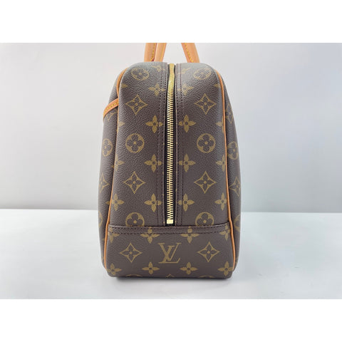 LOUIS VUITTON Bowling vanity Handbag Brown WS34180