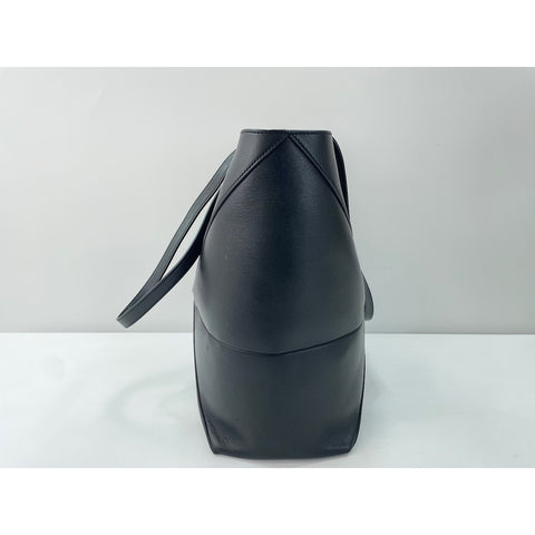 LOEWE puzzle Tote Bag black WS34181