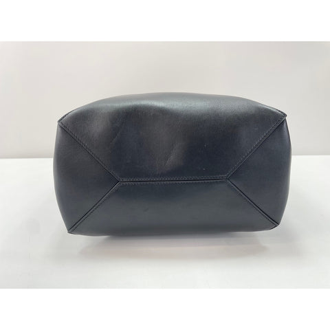 LOEWE puzzle Tote Bag black WS34181