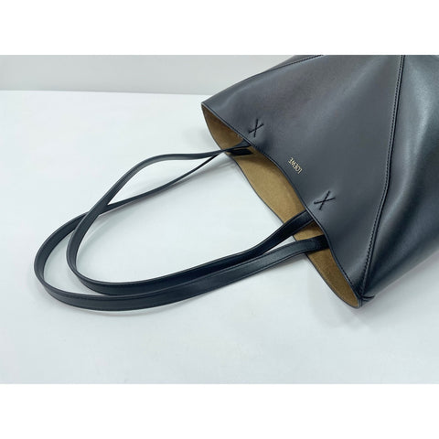 LOEWE puzzle Tote Bag black WS34181