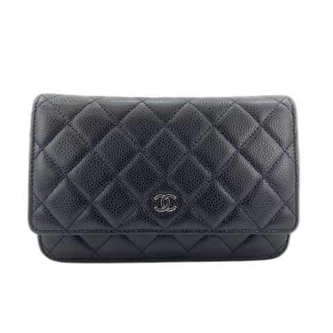 CHANEL Matelasse Shoulder Bag black WS34182