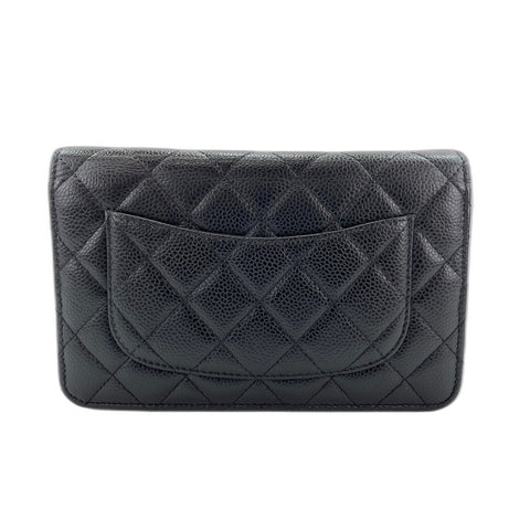CHANEL Matelasse Shoulder Bag black WS34182