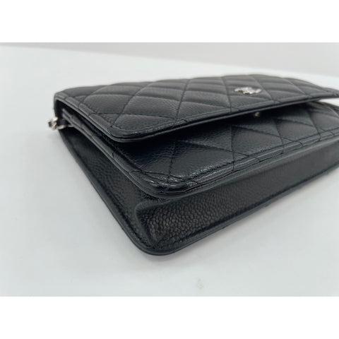 CHANEL Matelasse Shoulder Bag black WS34182