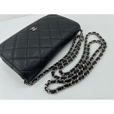 CHANEL Matelasse Shoulder Bag black WS34182