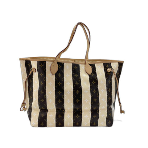 LOUIS VUITTON Rayure Neverfull Tote Bag Brown WS34183