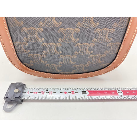 CELINE Minibus Claire Shoulder Bag Brown WS34189