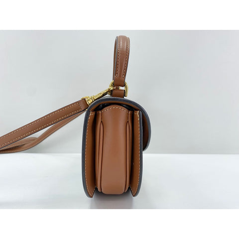CELINE Minibus Claire Shoulder Bag Brown WS34189