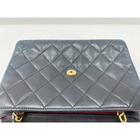 CHANEL Matelasse Shoulder Bag black WS34192