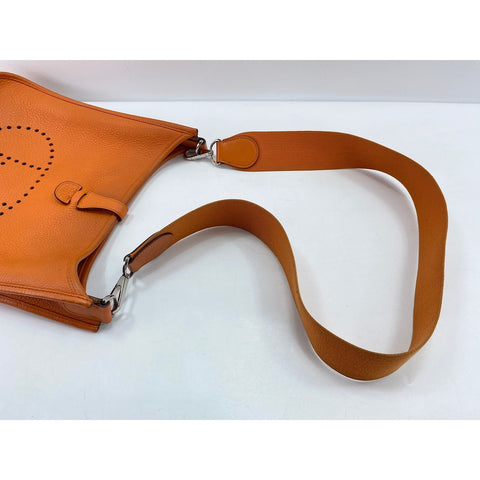 HERMES Evelyn 2 Shoulder Bag Orange WS34193