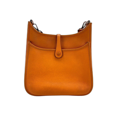 HERMES Evelyn 2 Shoulder Bag Orange WS34193