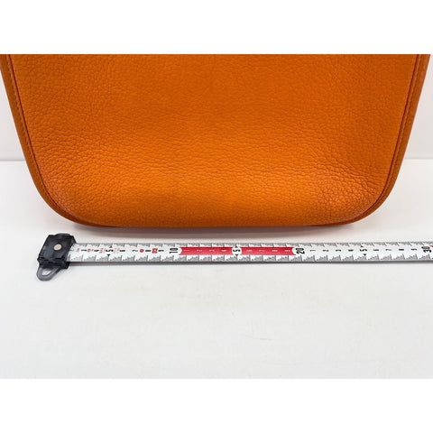 HERMES Evelyn 2 Shoulder Bag Orange WS34193