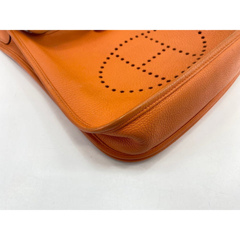 HERMES Evelyn 2 Shoulder Bag Orange WS34193
