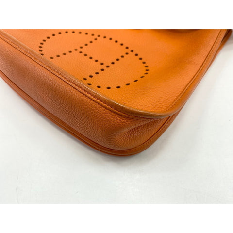 HERMES Evelyn 2 Shoulder Bag Orange WS34193