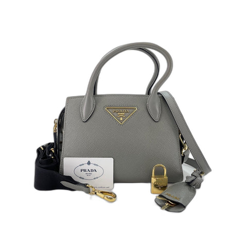 PRADA Shoulder Bag gray WS34194