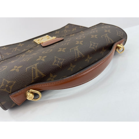LOUIS VUITTON Monceau Handbag Brown WS34196