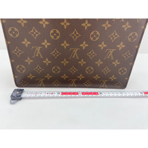 LOUIS VUITTON Monceau Handbag Brown WS34196