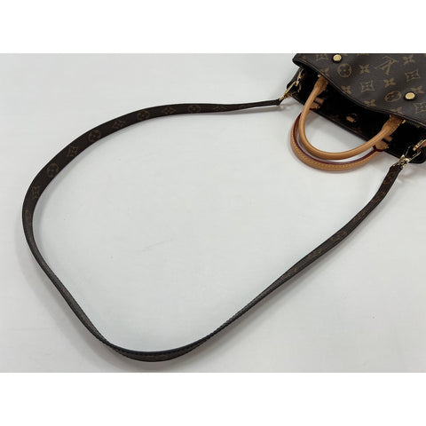 LOUIS VUITTON Montaigne Shoulder Bag Brown WS34199