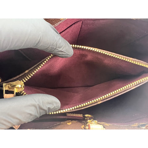 LOUIS VUITTON Montaigne Shoulder Bag Brown WS34199