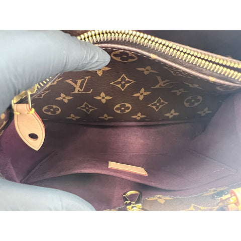 LOUIS VUITTON Montaigne Shoulder Bag Brown WS34199