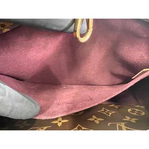 LOUIS VUITTON Montaigne Shoulder Bag Brown WS34199