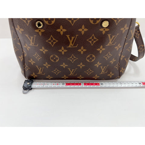 LOUIS VUITTON Montaigne Shoulder Bag Brown WS34199