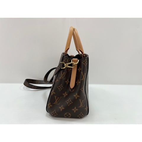 LOUIS VUITTON Montaigne Shoulder Bag Brown WS34199