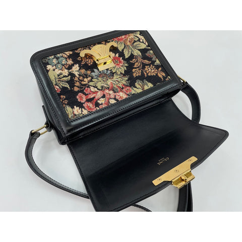 CELINE teen Shoulder Bag black WS34203
