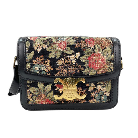 CELINE teen Shoulder Bag black WS34203