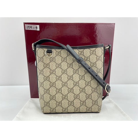 GUCCI GG Emblem Shoulder Bag black WS34204