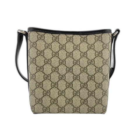 GUCCI GG Emblem Shoulder Bag black WS34204
