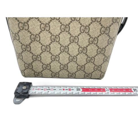 GUCCI GG Emblem Shoulder Bag black WS34204