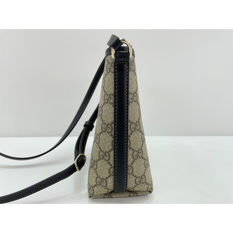 GUCCI GG Emblem Shoulder Bag black WS34204