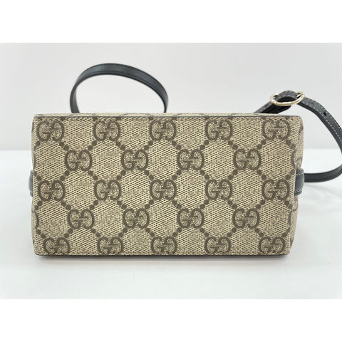 GUCCI GG Emblem Shoulder Bag black WS34204